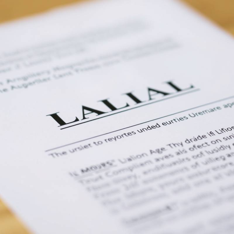 User Agreement detailing liability limitations.